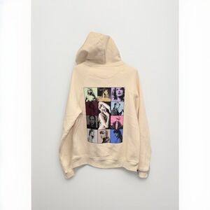 Taylor Swift 2023 The Eras Tour Beige Hoodie Size S NWOT
